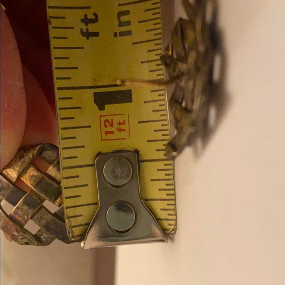 Sterling Square Weave Earring - image 5